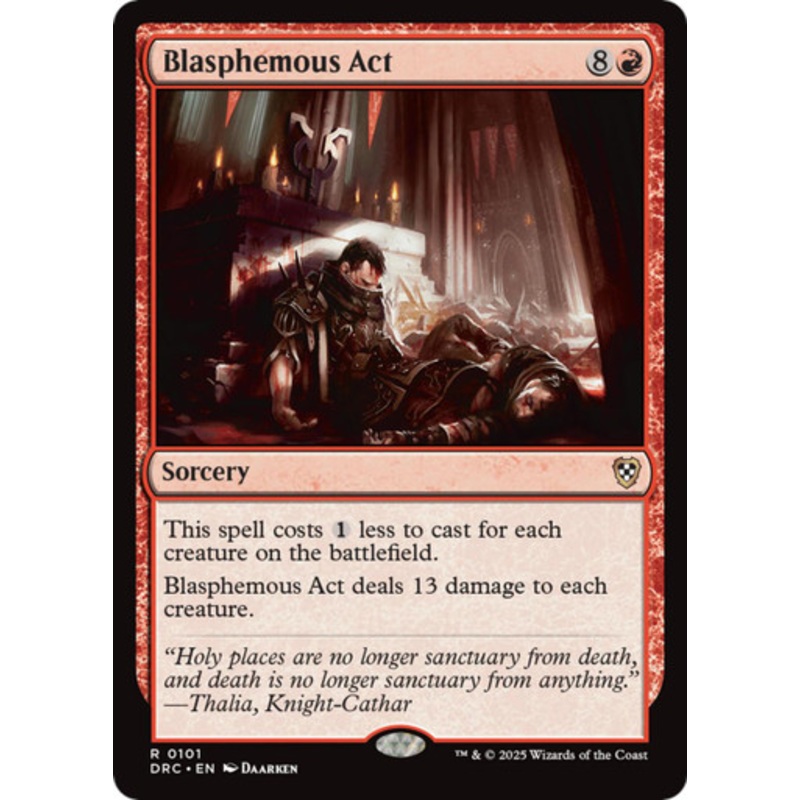 Blasphemous Act | Aetherdrift Commander