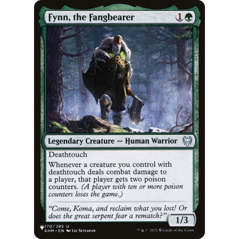 Fynn, the Fangbearer (The List Reprint) | Kaldheim