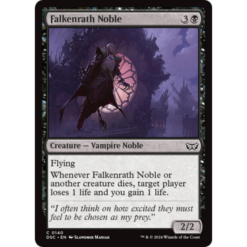 Falkenrath Noble | Duskmourn: House of Horror Commander