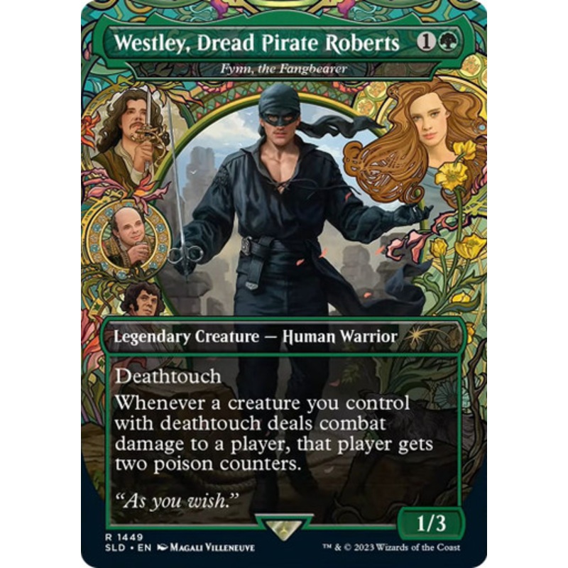 Fynn, the Fangbearer [Westley, Dread Pirate Roberts] (Foil) (Secret Lair – The Princess Bride) | Secret Lair Drops
