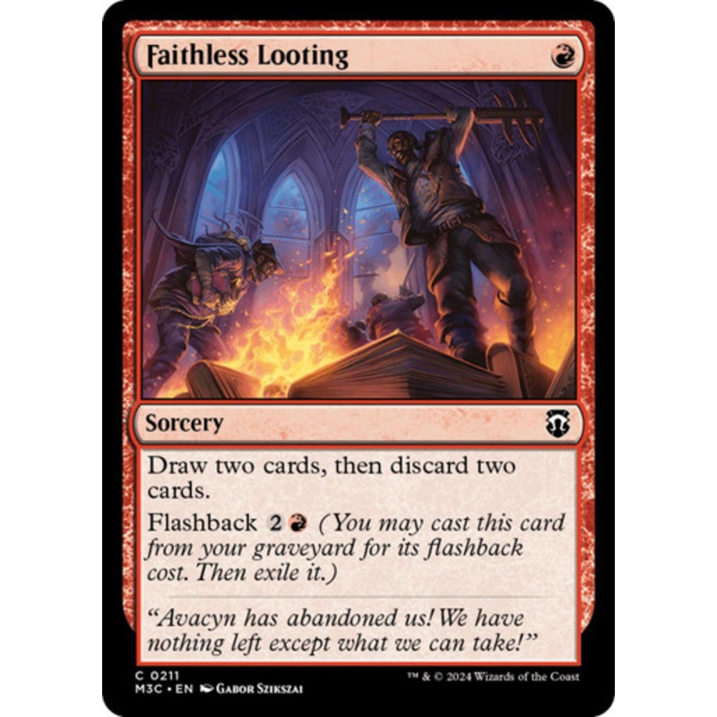 Faithless Looting | Modern Horizons 3 Commander