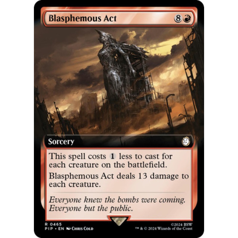 Blasphemous Act (Extended Art) | Universes Beyond: Fallout
