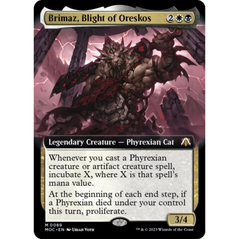 Brimaz, Blight of Oreskos (Extended Art) | March of the Machine Commander