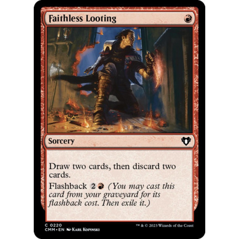 Faithless Looting | Commander Masters
