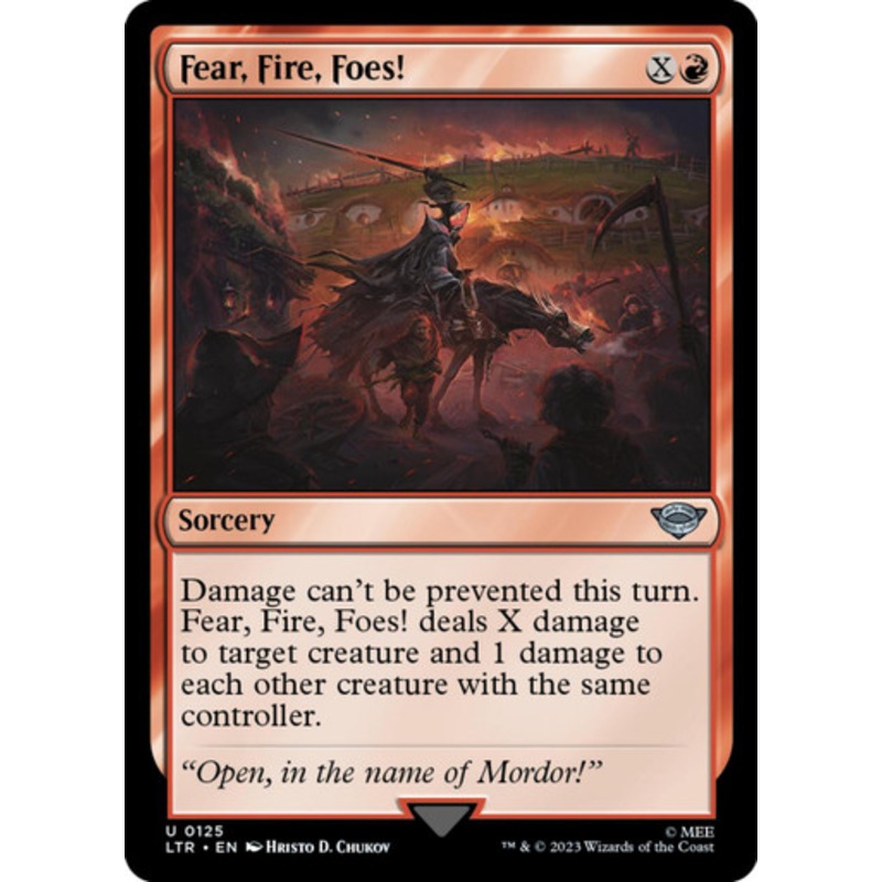 Fear, Fire, Foes! (foil) | The Lord of the Rings: Tales of Middle-earth