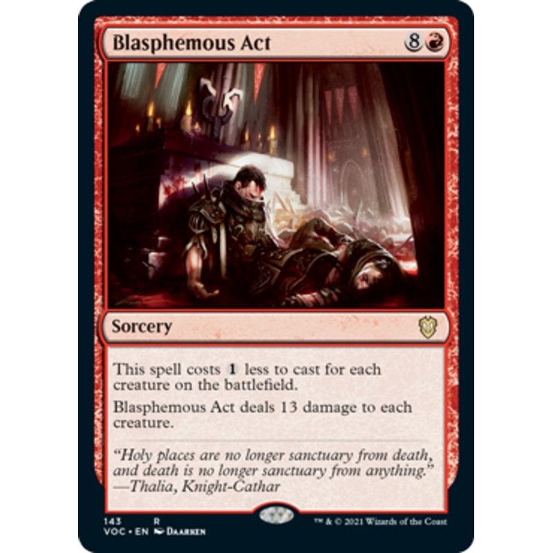 Blasphemous Act | Innistrad: Crimson Vow Commander