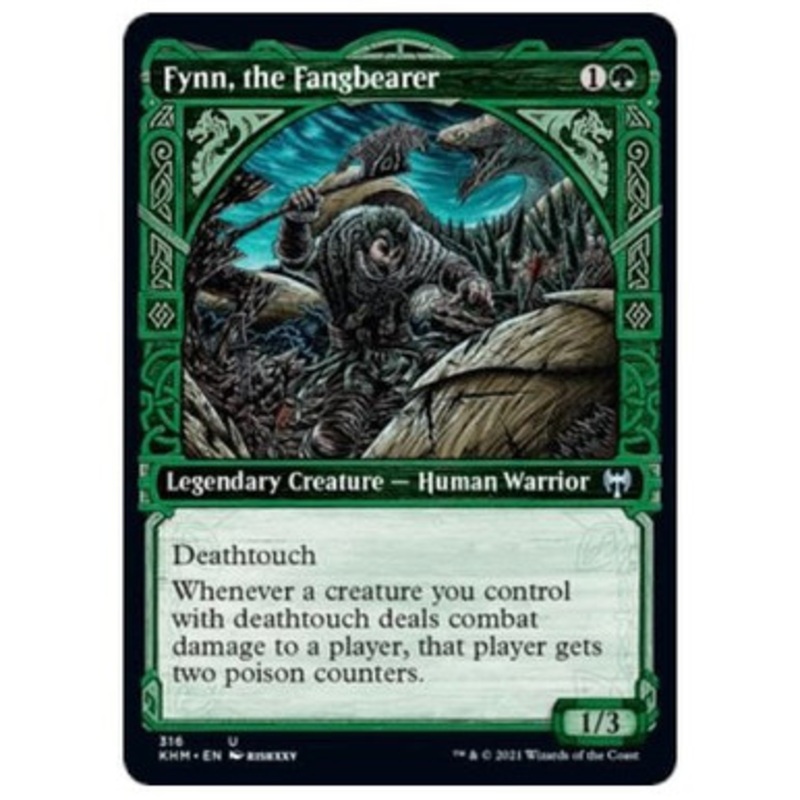 Fynn, the Fangbearer (Showcase Frame) (foil) | Kaldheim