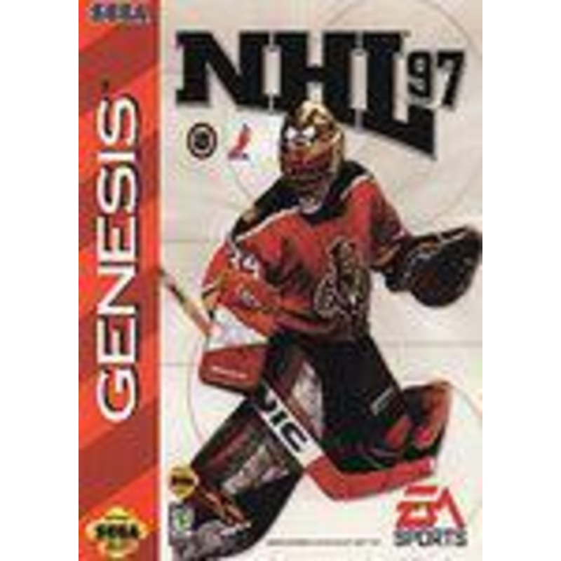 NHL 97 Genesis Used Cartridge, Case & Manual