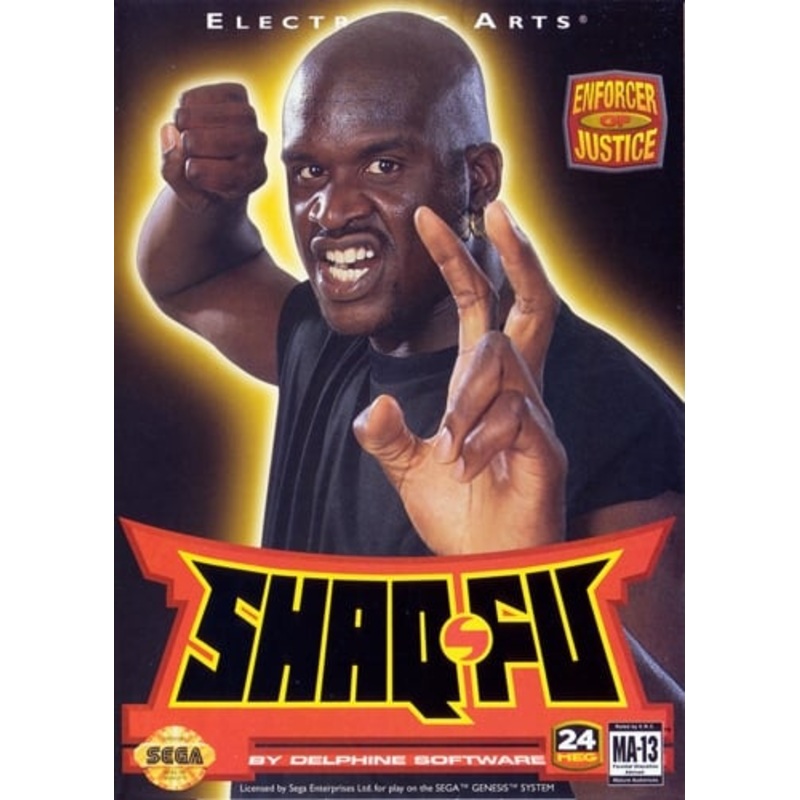 Shaq Fu Genesis Used Cartridge & Case Only