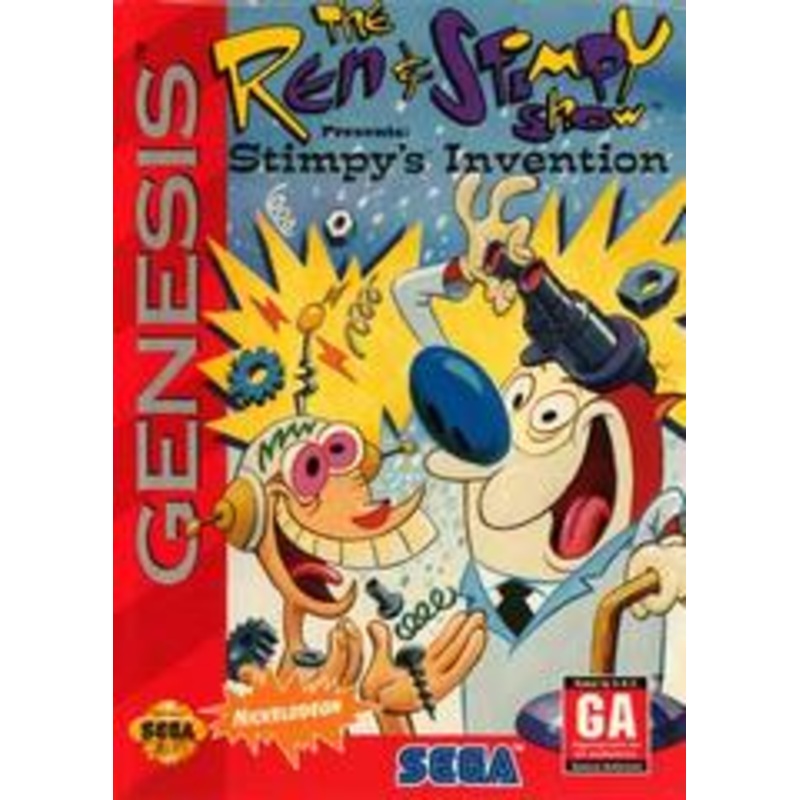 Ren & Stimpy Stimpys Invention Genesis Used Cartridge Only