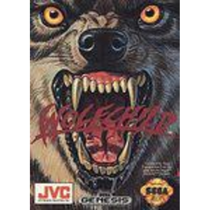 Wolfchild Genesis Used Cartridge, Case & Manual