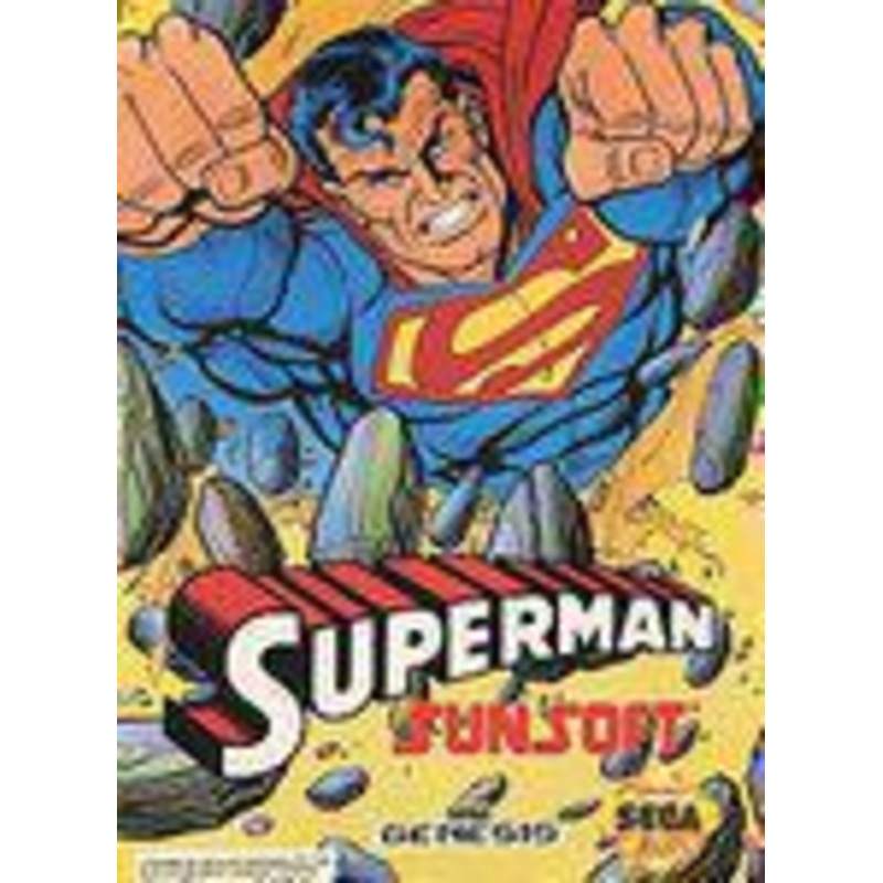Superman Genesis Used Cartridge & Case Only