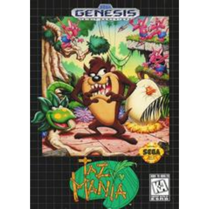 Taz-Mania Genesis Used Cartridge Only