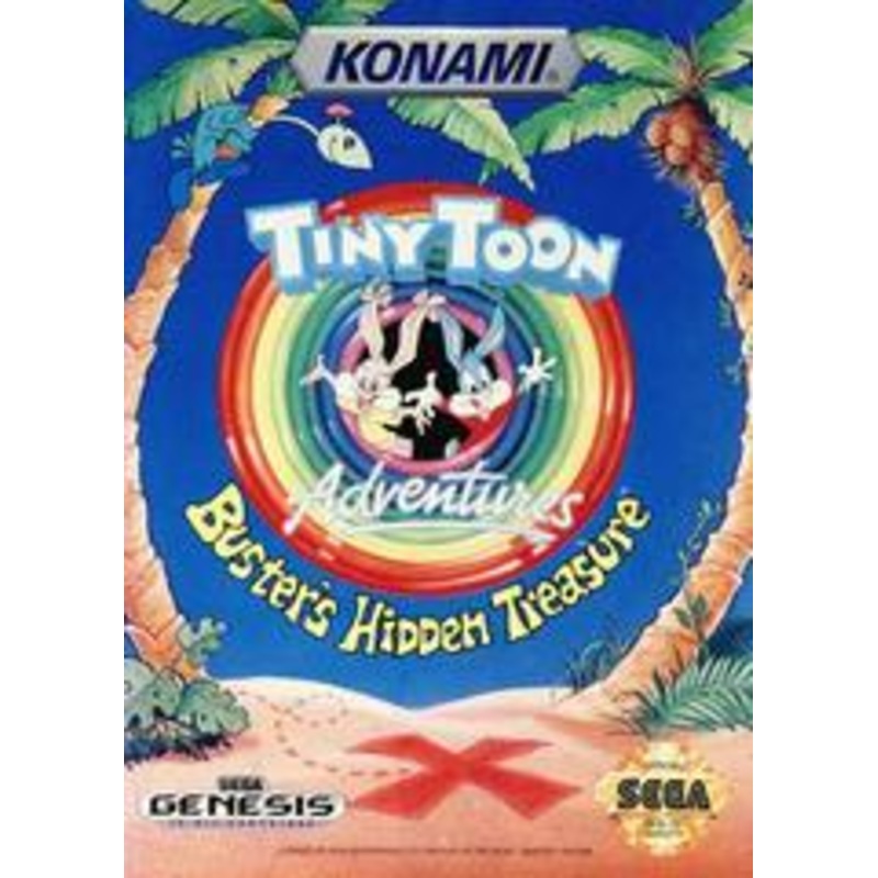 Tiny Toon Adventures Busters Hidden Treasure Genesis Used Cartridge Only