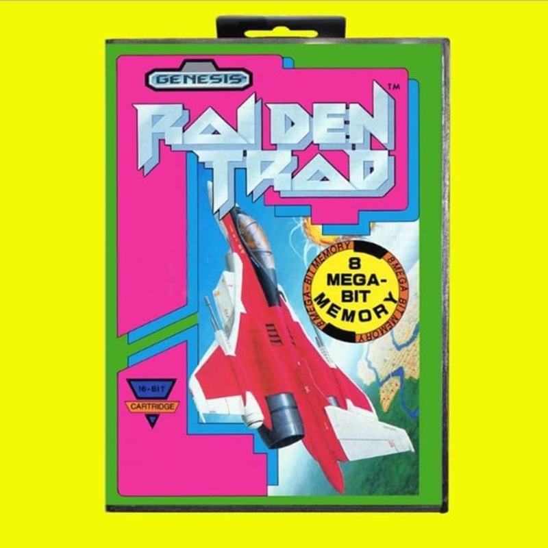 Raiden Trad Genesis Used Cartridge Only