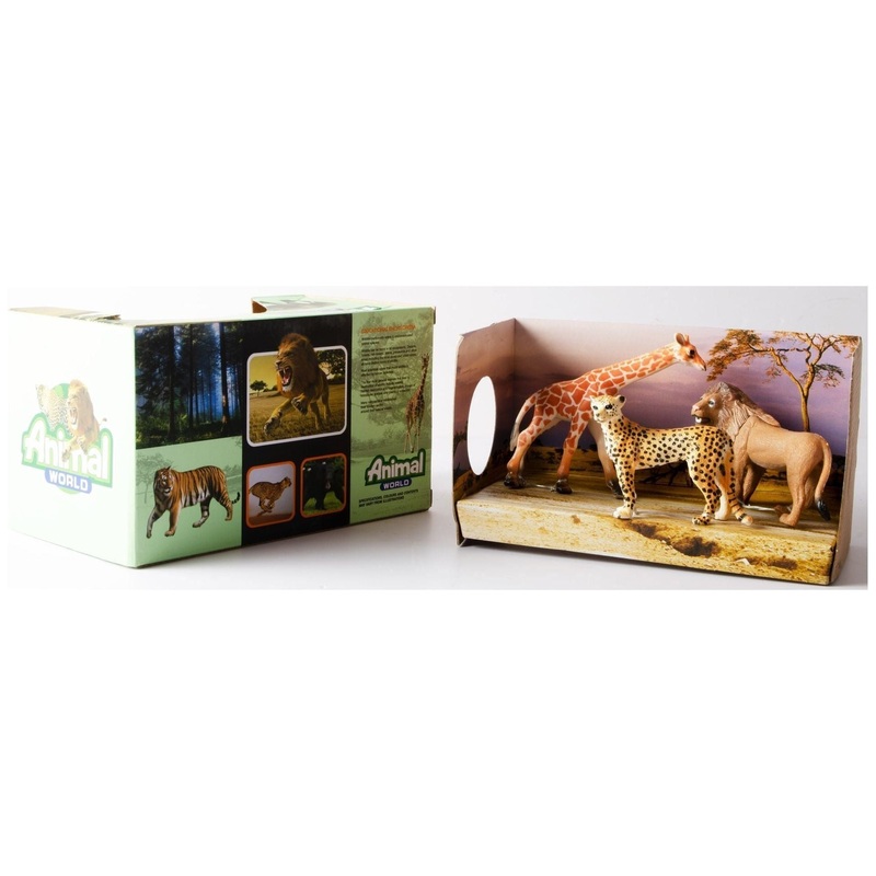 Animals 3Pcs In Box – Wildlife Learning Collection For Kids