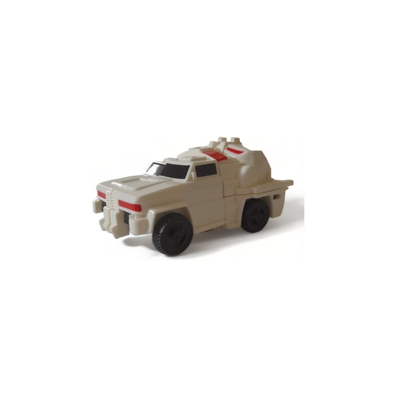 X Warrior Transformer Car White – Dual-Function Combat Vehicle