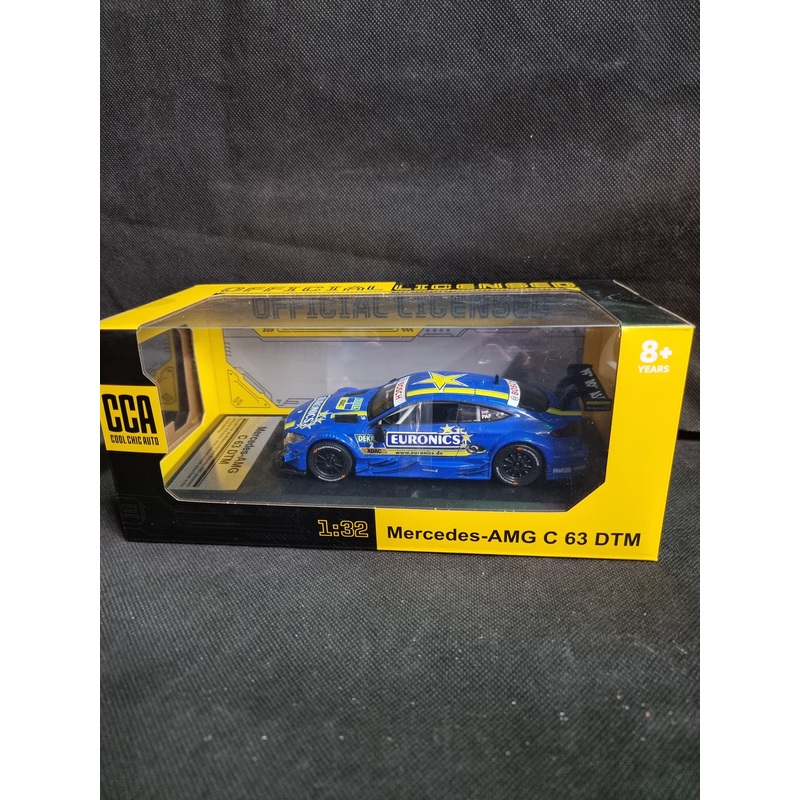 CCA 1:32 MERCEDES-AMG C 63 DTM DIE CAST CAR (BLUE)