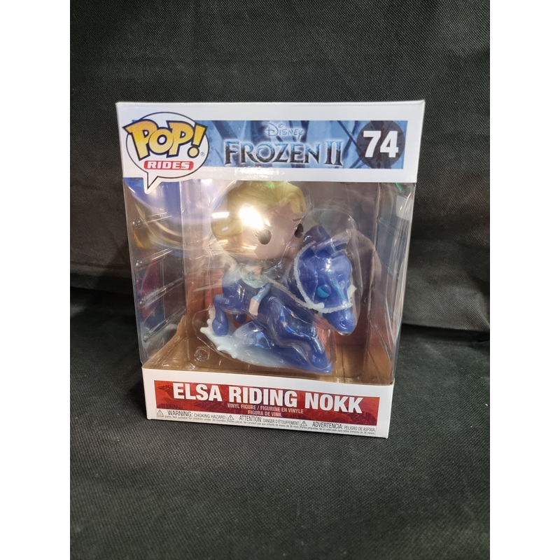Funko Pop! Rides: Disney – Elsa Riding Nokk (6 inch) #74