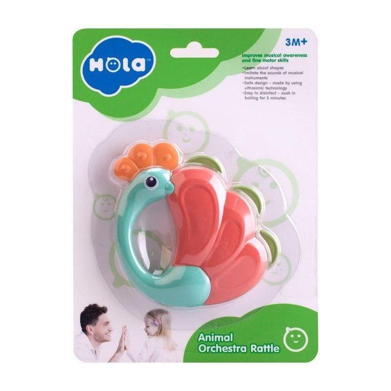 Hola Peacock Rattle E318B 1