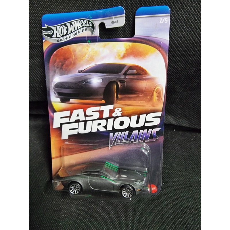 HOTWHEELS FAST & FURIOUS VILLAINS 2005 ASTON MARTIN D89