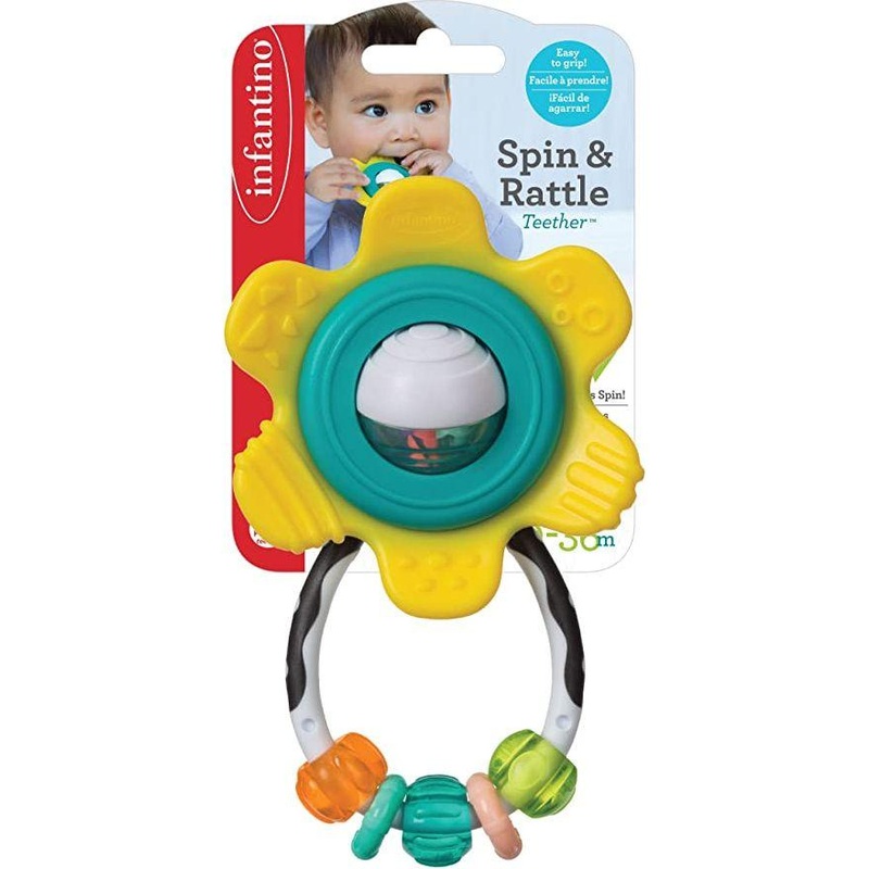 Infantino Spin And Rattle Teether