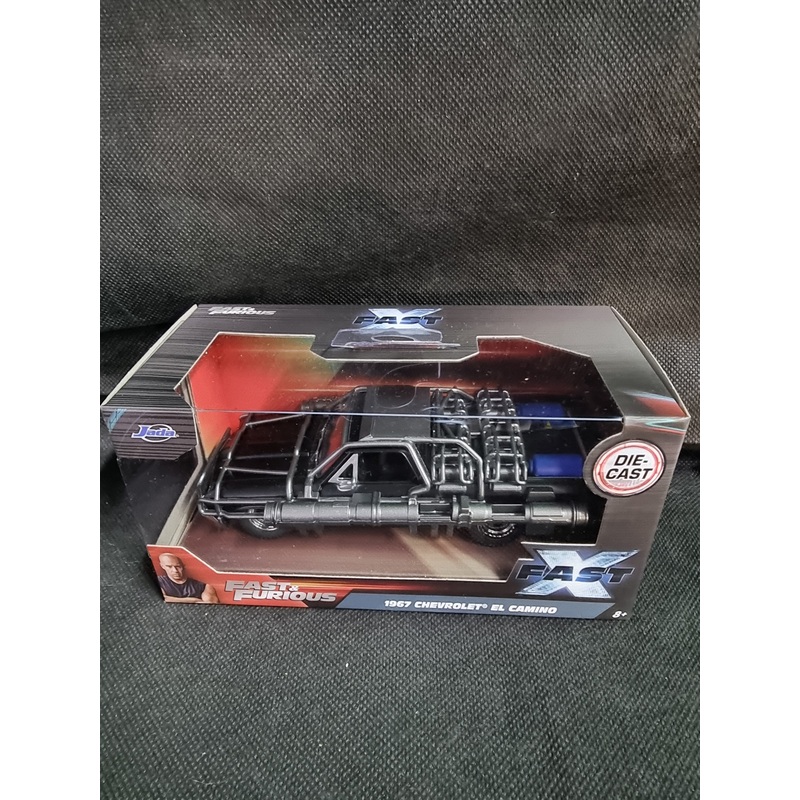 Jada 1/32 Die-cast Scale Fast And Furious X 1967 Chevrolet El Camino Black