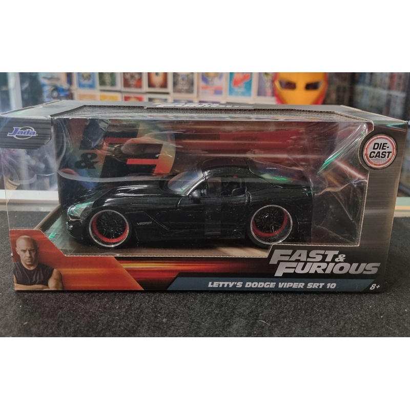 FAST & FURIOUS LETTY’S DODGE VIPER SRT 10 JADA DIE CAST