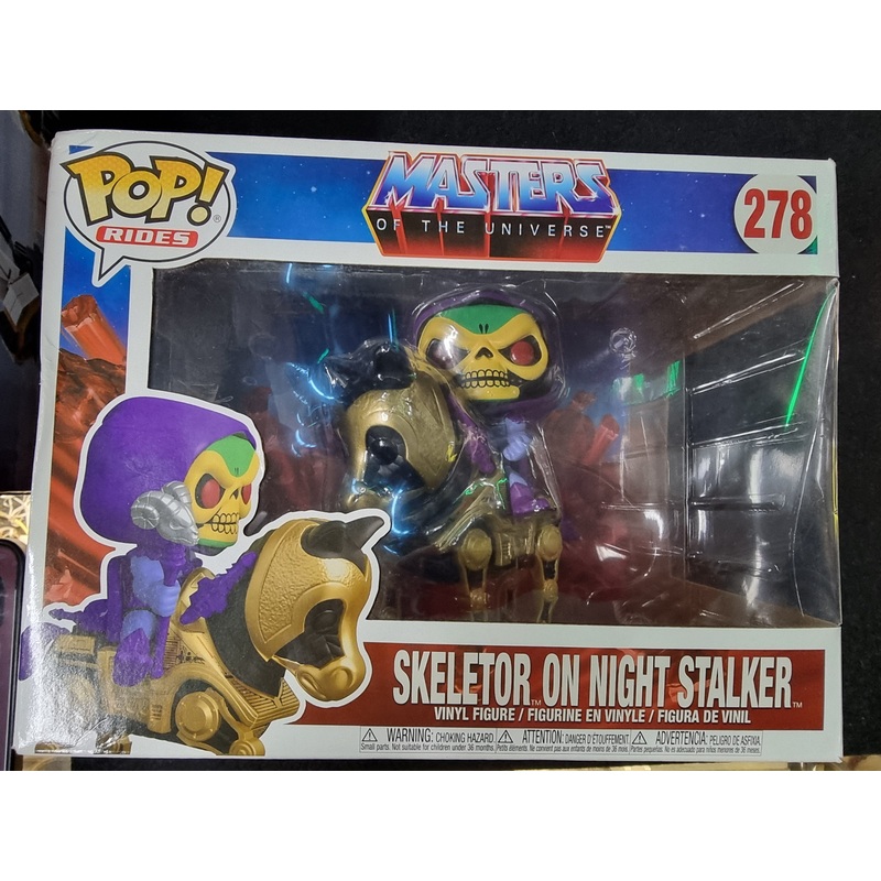 FUNKO POP MASTER OF THE UNIVERSE SKELETOR ON NIGHT STALKER #278