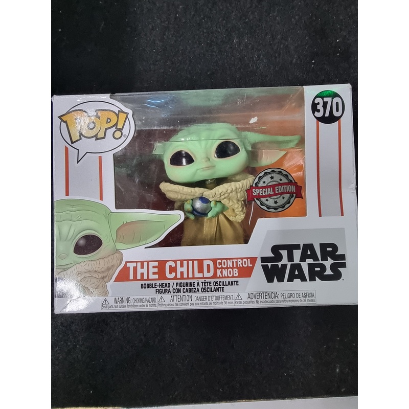 FUNKO POP STAR WARS THE CHILD CONTROL KNOB #370 SPECIAL EDITION