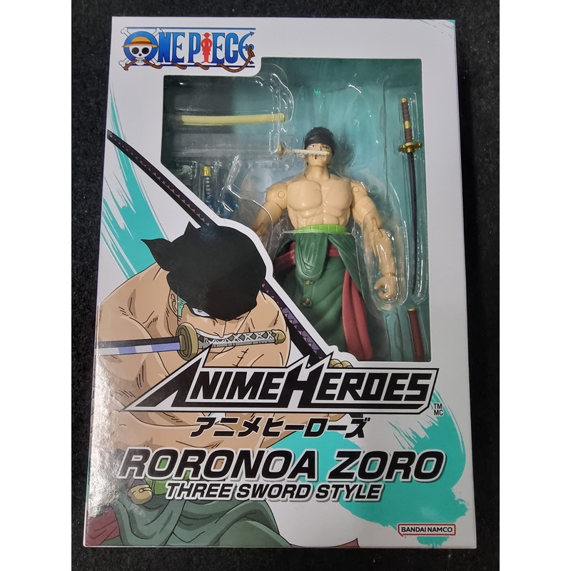 ONE PIECE ANIME HEROES RORONOA ZORO TREE SWORD STYLE FIGURE