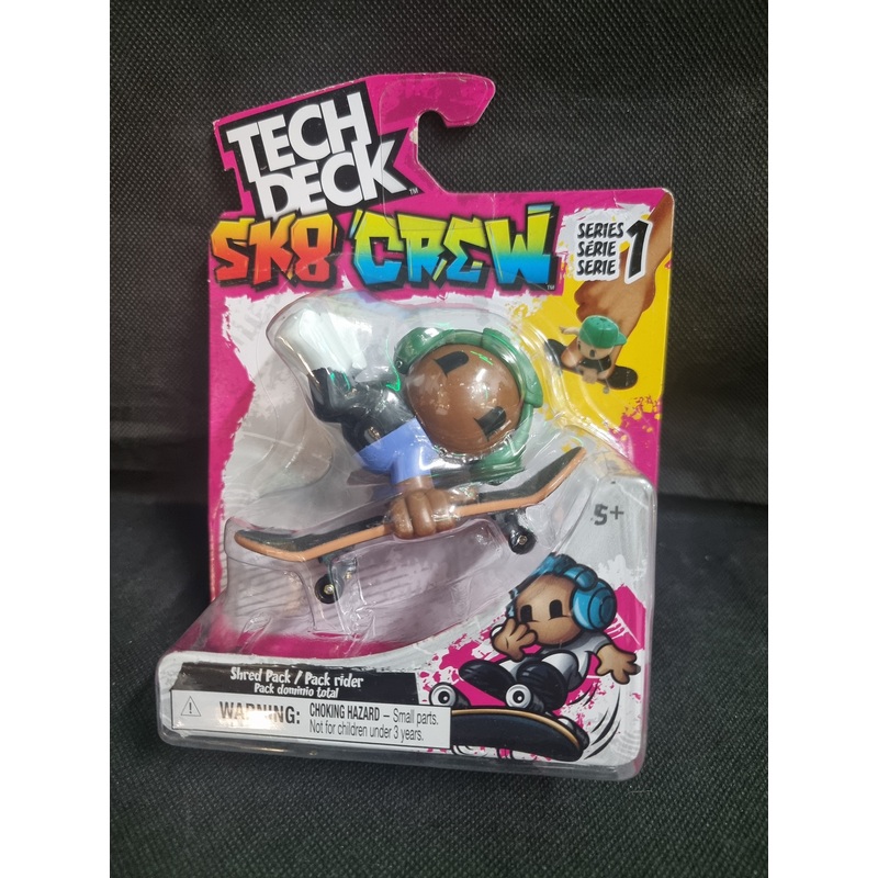 TECH DECK SK8 CREW SERIES 1 SHRED PACK