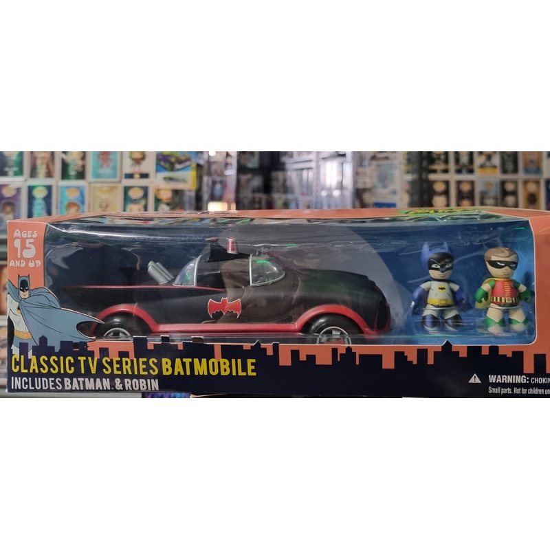 BATMAN CLASSIC TV SERIES MEZITZ BATMOBILE & FIGURES