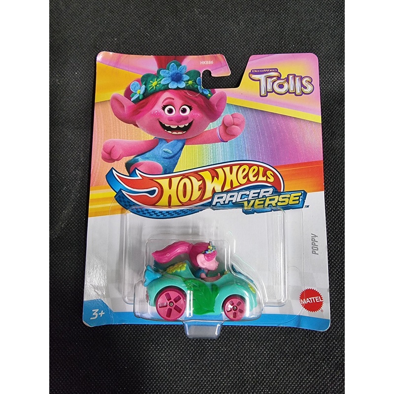 HOTWHEELS RACER VERSE TROLLS POPPY