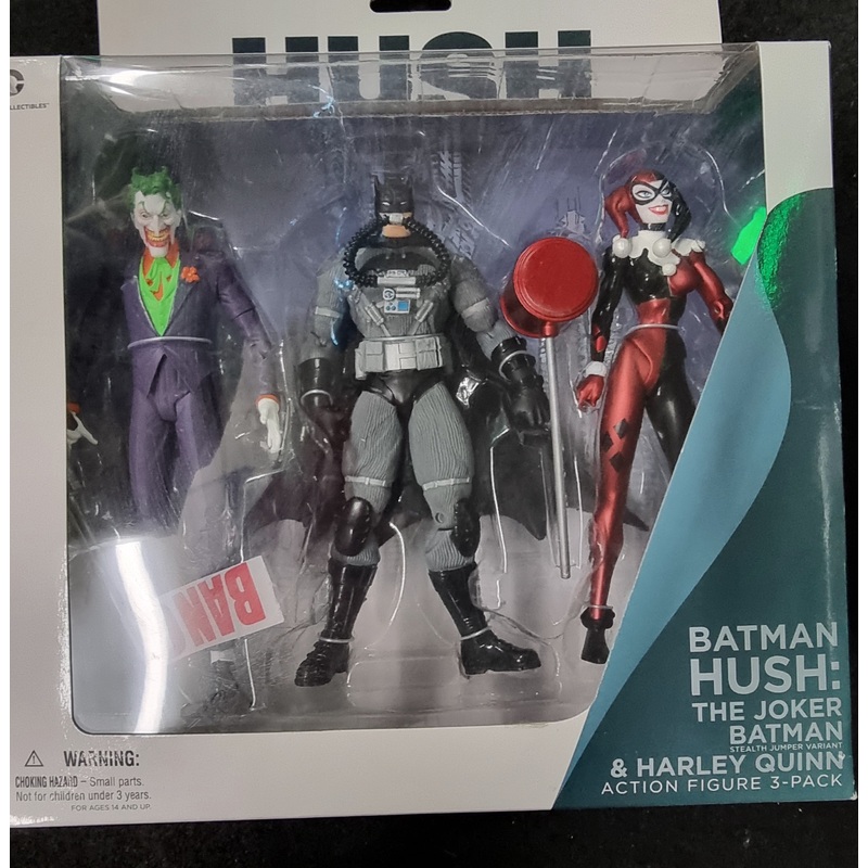 Batman Hush The Joker Harley Quinn & Stealth Batman 7 Figure Box Set