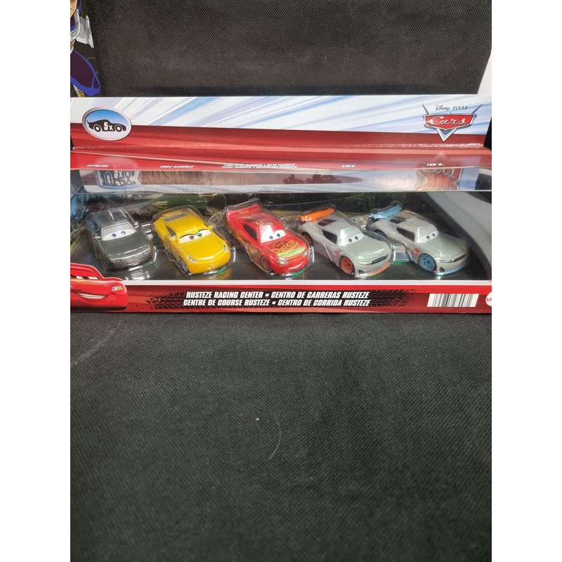 DISNEY PIXAR CARS 5 PACK RUSTEZE RACING CENTRE