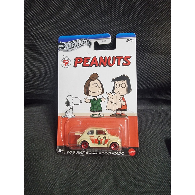HOTWHEELS PEANUTS 50S FIAT 500D MODIFICADO