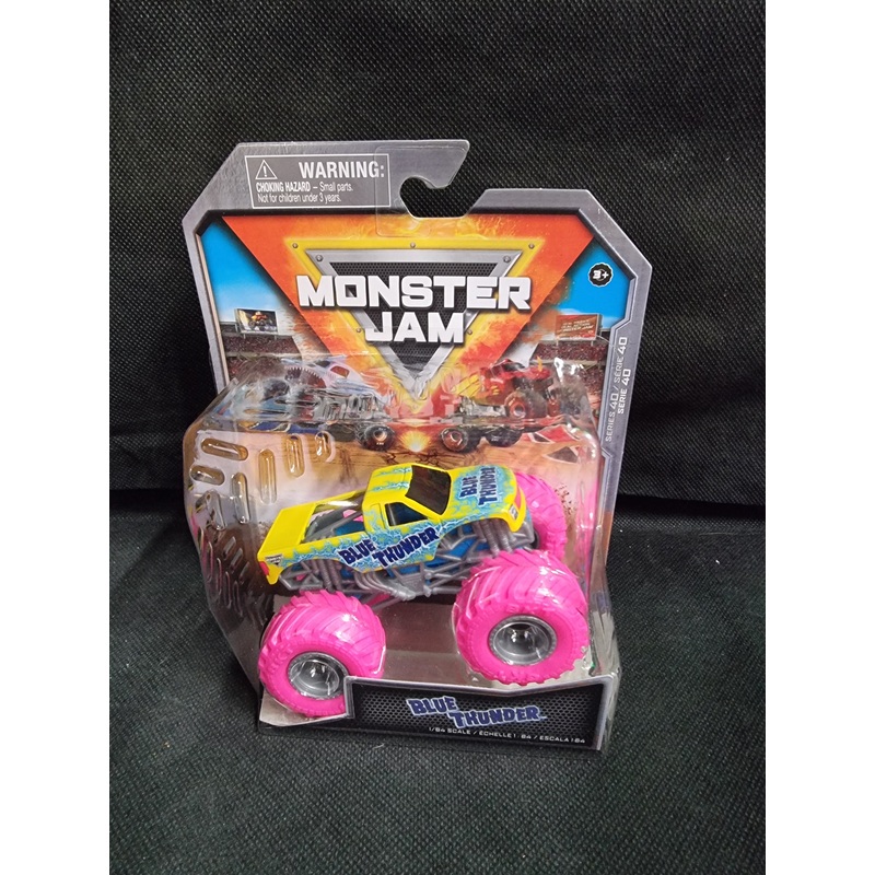 Monster Jam 2025 Official 1:64 Diecast Truck Series 40 Electruck Crew Blue Thunder