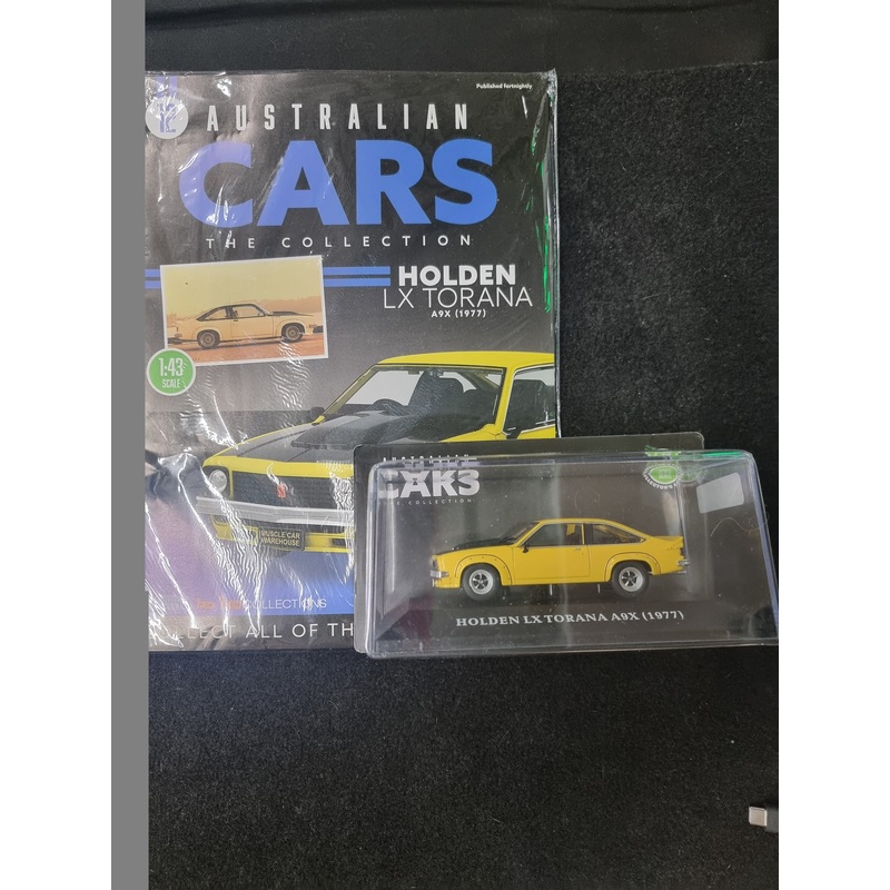 AUSTRALIAN CARS HOLDEN LX TORANA A9X (1977) + BOOK
