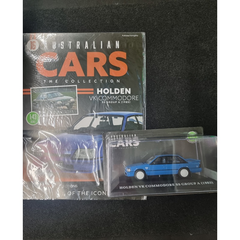 AUSTRALIAN CARS HOLDEN VK COMMODORE SS GROUP A (1985) + BOOK