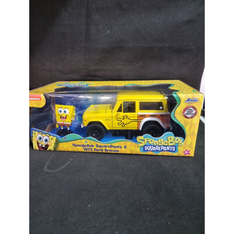 Jada Toys Spongebob Squarepants & 1973 FORD BRONCO