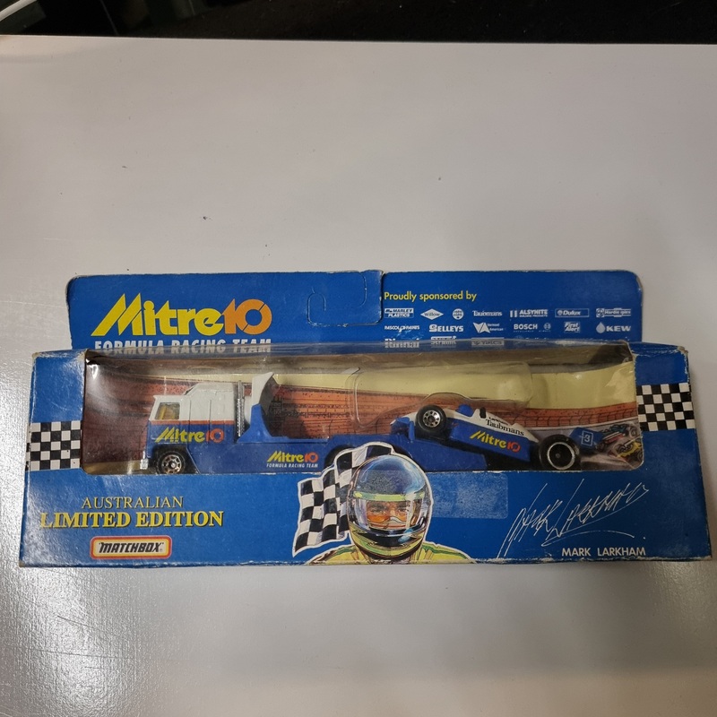 MATCHBOX KENWORTH TEAM CONVOY. MITRE 10 MARK LARKHAM