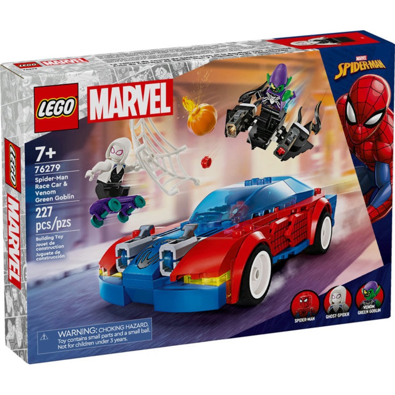 Spider-Man Race Car & Venom Green Goblin (76279)