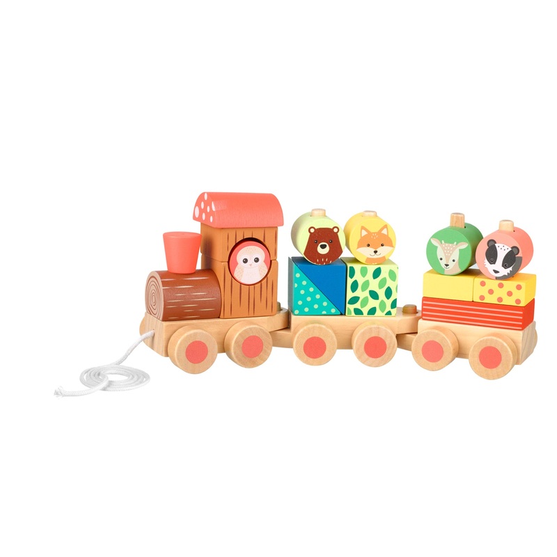 Woodland Animal Puzzle Train