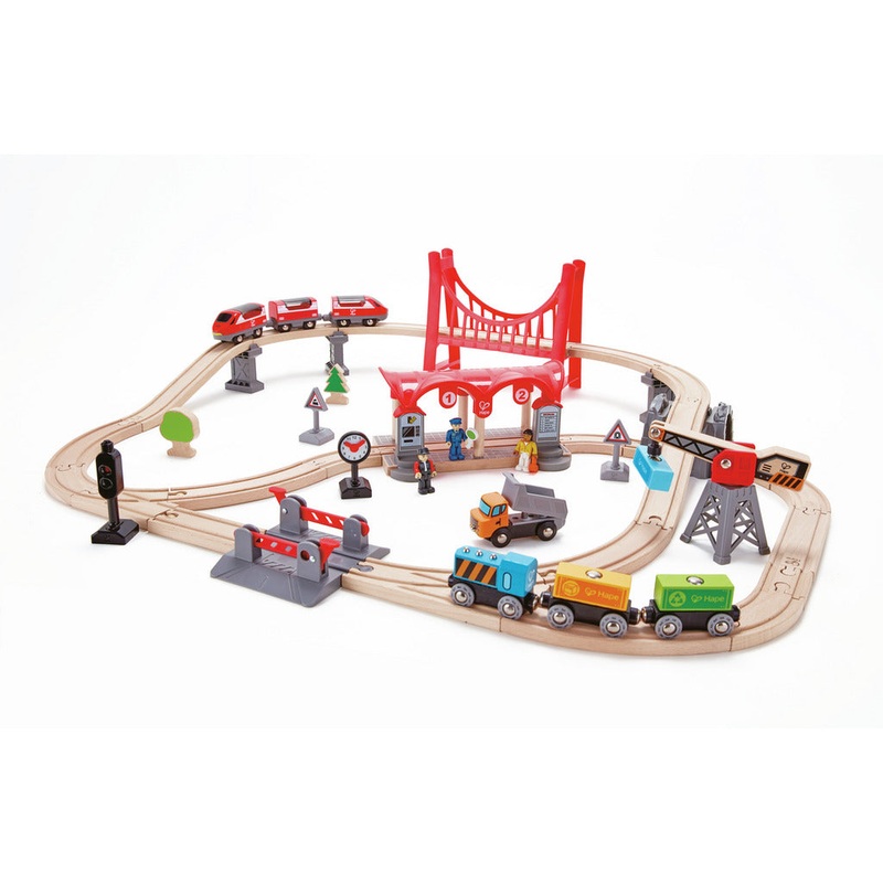 Busy City Rail Set (Hape)