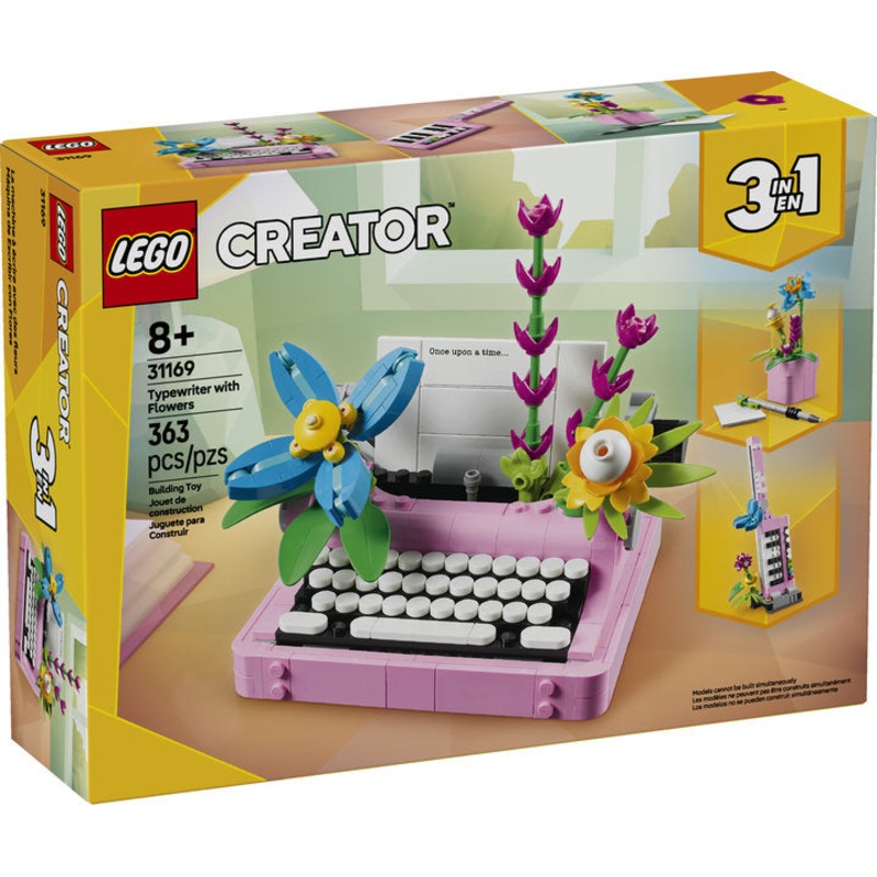 Typewriter with Flowers (31169)