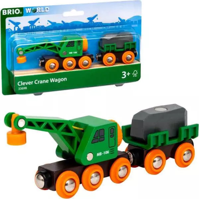 Clever Crane Wagon (by Brio)
