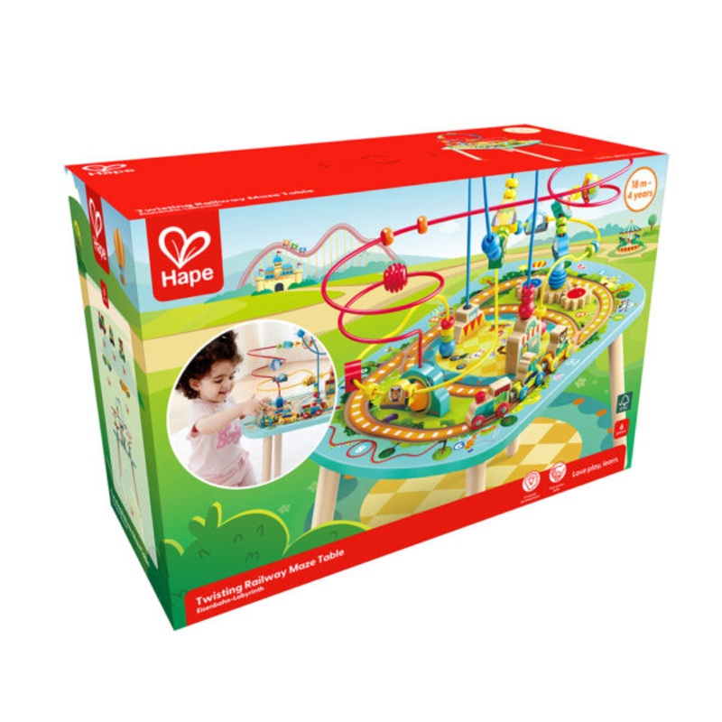 Twisting Railway Maze Table (Hape)