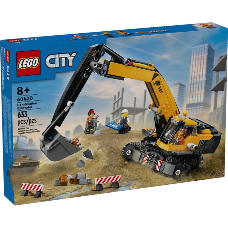 Yellow Construction Excavator (60420)