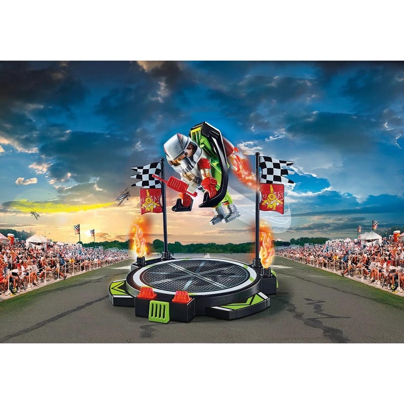 Air Stunt Show Stuntman with Jetpack (#70836)*